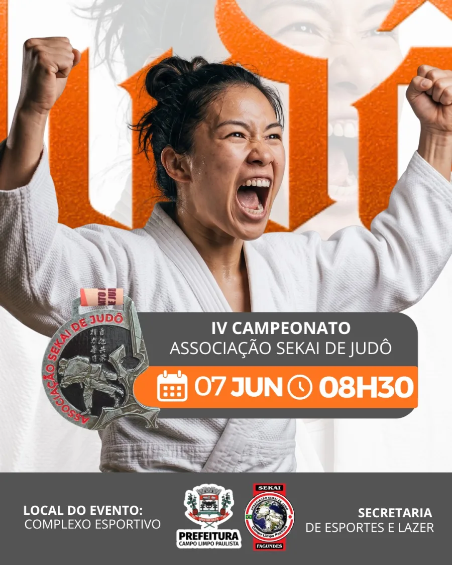 Torneio de judô em Campo Limpo Paulista: competição estadual espera público de 4 mil pessoas