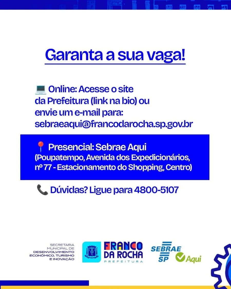 O programa oferece capacitação, consultoria especializada e acesso a ferramentas de inovação para empreendedores, microempreendedores individuais e pequenas empresas que buscam crescimento estruturado.