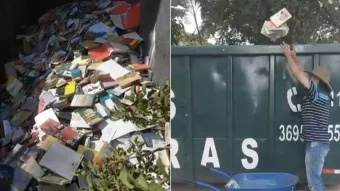 Descarte de livros em Osasco vira alvo de investigação e expõe abandono de patrimônio cultural