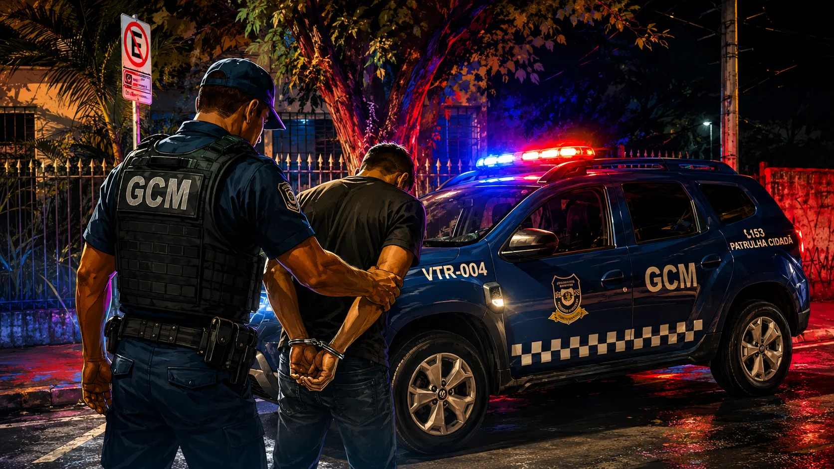 GCM de Francisco Morato captura procurado pela Justiça durante ocorrência de perturbação e caso chama atenção na cidade