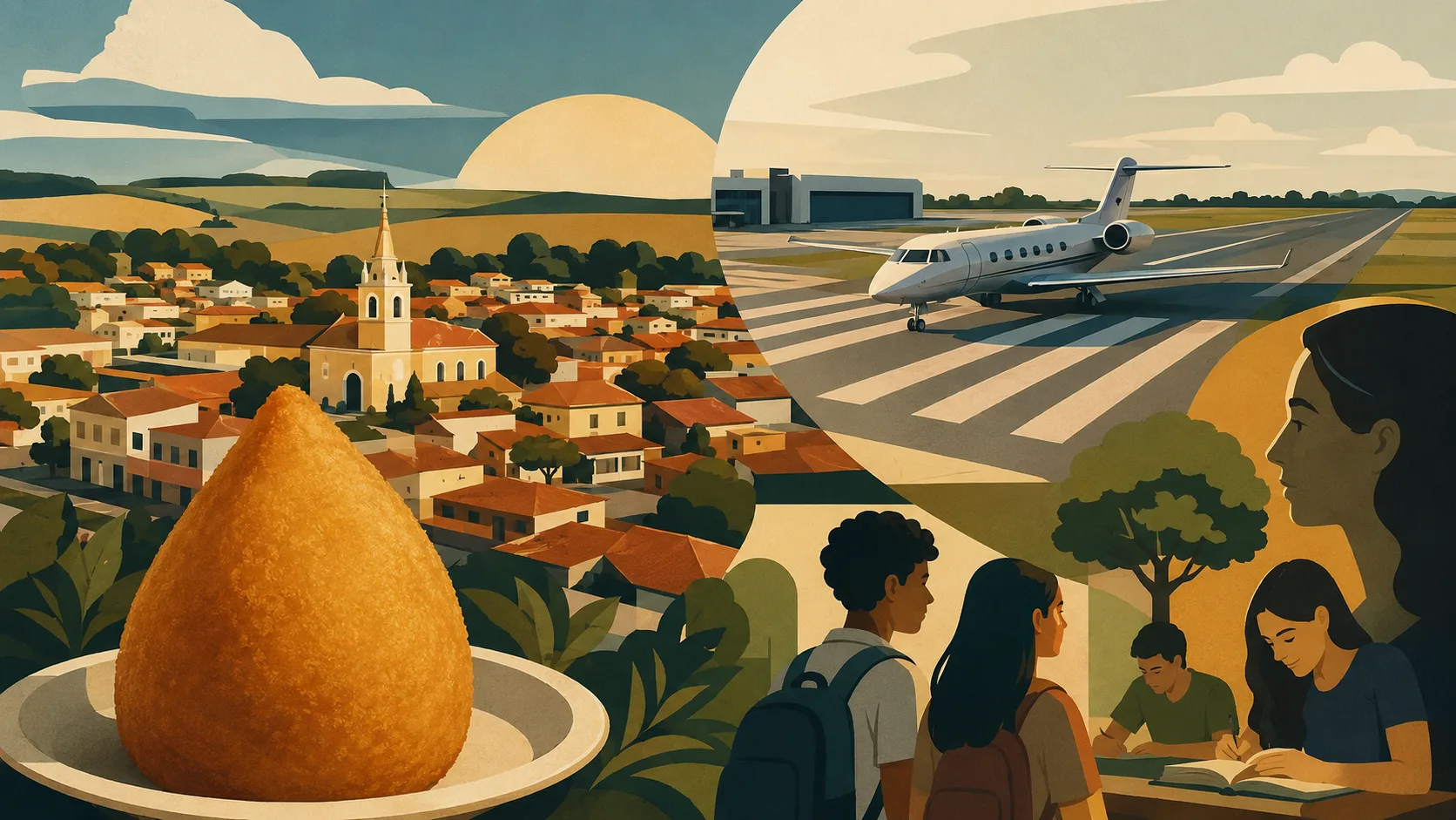 Gavião Peixoto: cidade de São Paulo com maior qualidade de vida tem pista da Embraer, coxinha gigante e quase nenhuma evasão escolar