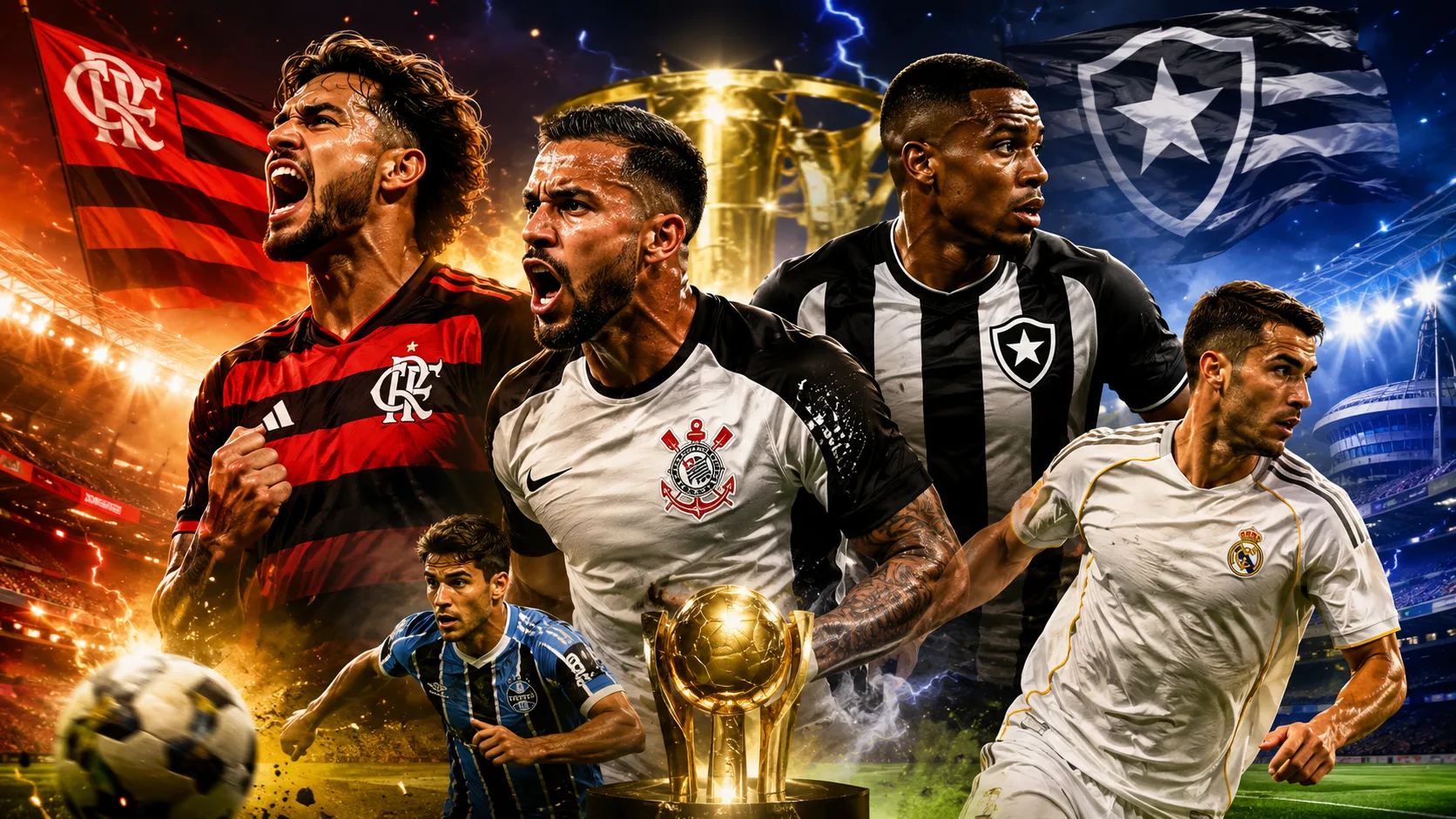 Jogos de Hoje (14/05/2026): Copa do Brasil domina quinta-feira com Corinthians, Botafogo e Flamengo
