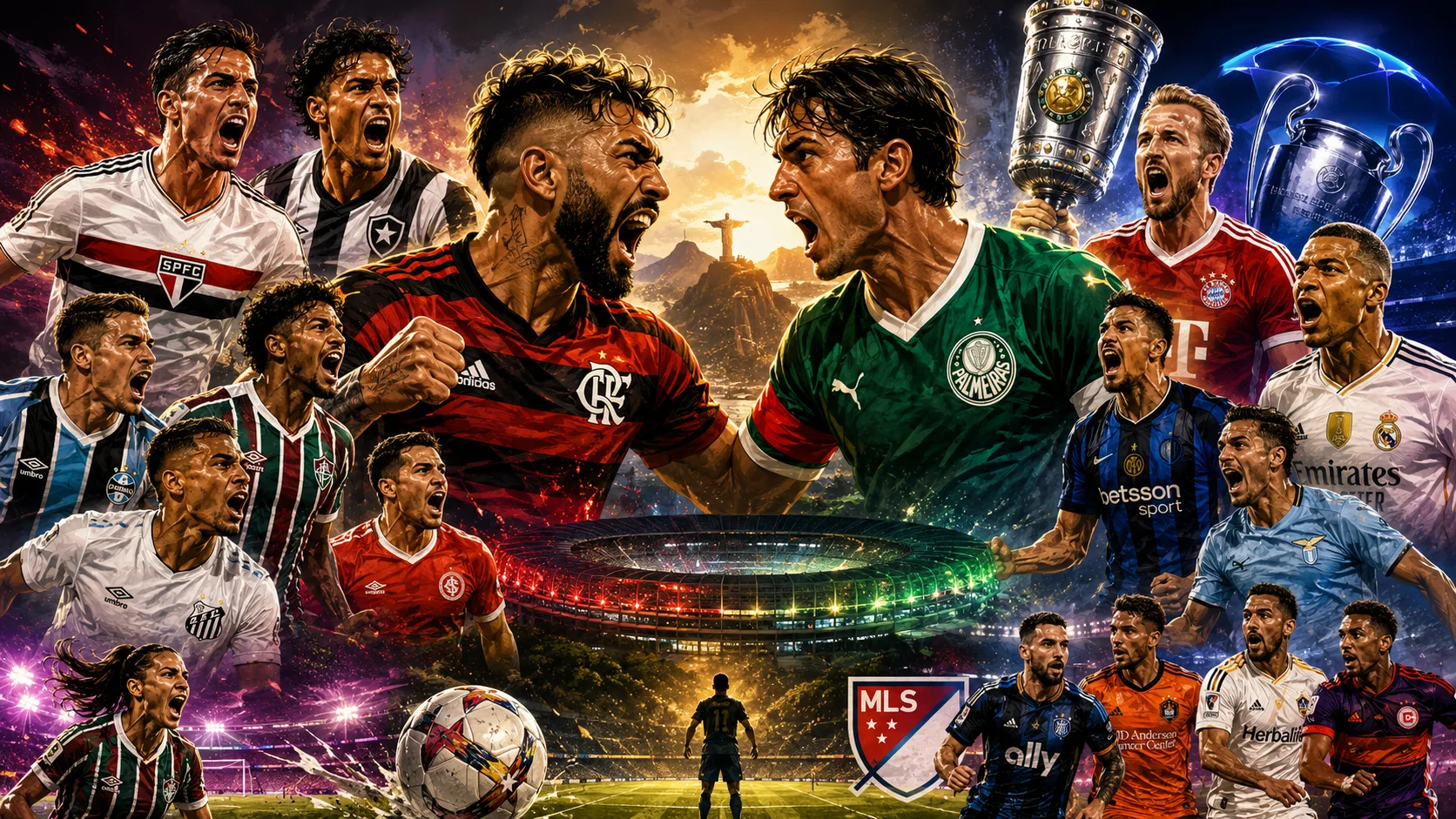 Jogos de hoje (23/05/2026) têm Flamengo x Palmeiras, São Paulo em campo e rodada cheia na Europa; veja onde assistir tudo ao vivo