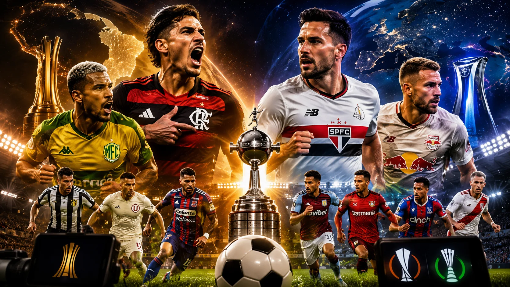 Jogos de hoje ao vivo (07/05/2026): Flamengo encara desafio fora de casa em rodada cheia de decisões continentais