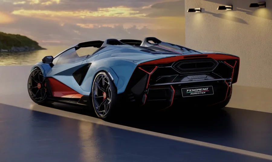 Lamborghini Fenomeno Roadster: supercarro híbrido de 1.080 cv estreia com produção limitada