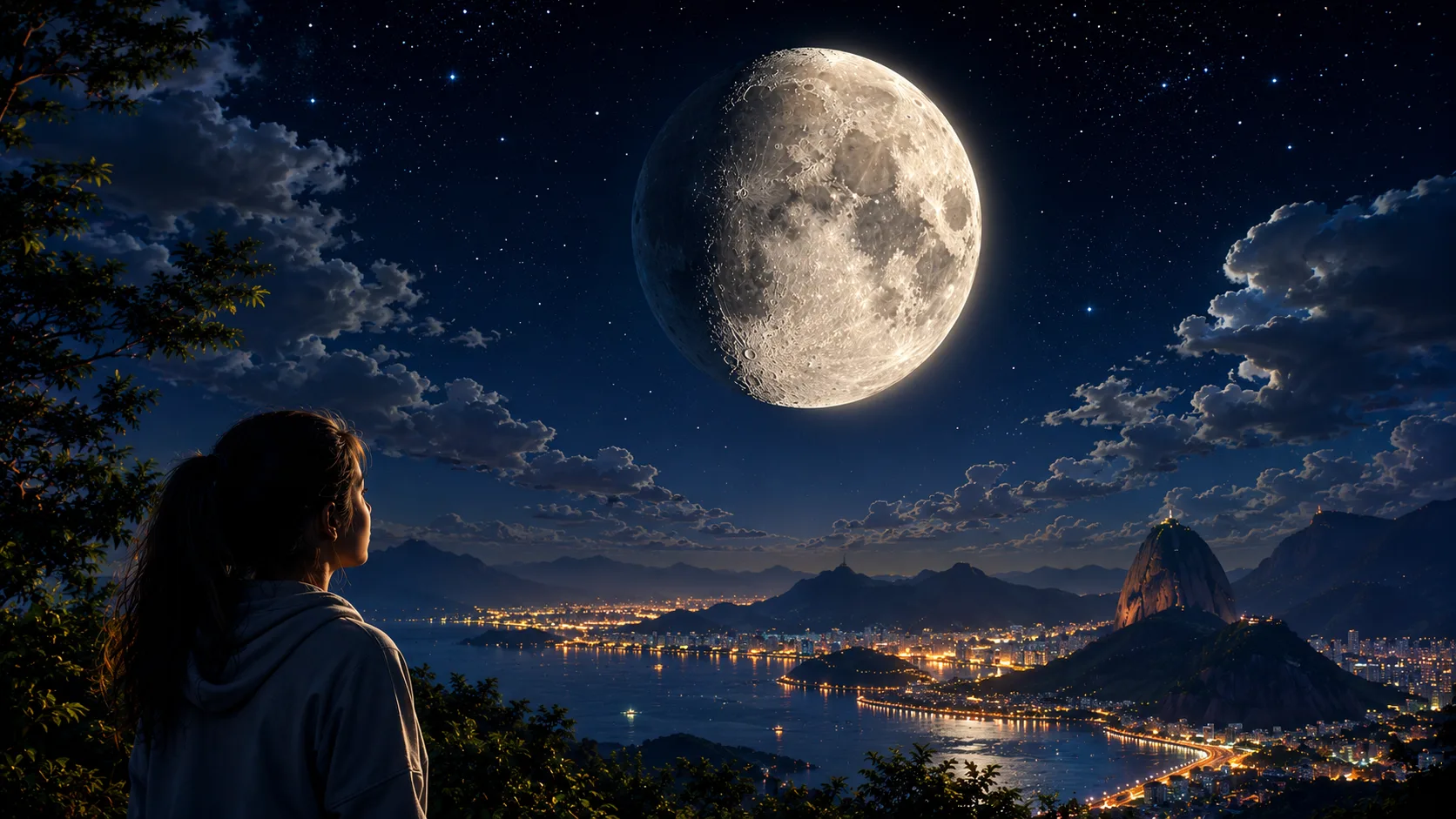 Lua Hoje 26/05/2026: Astro está na fase Crescente Gibosa nesta terça-feira, 26 de maio de 2026, com 72% de iluminação