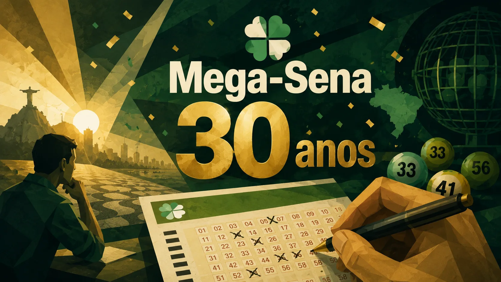 Resultado da Mega-Sena de Ontem, quinta-feira 21/05/2026 não saiu? Sorteio foi adiado para domingo na comemoração da Mega-Sena 30 anos