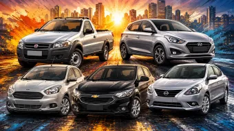 Melhores carros usados até 35 mil que ainda entregam espaço, mecânica simples e menos dor de cabeça no dia a dia