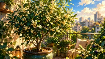 Oliveira-doce: a planta aromática que parece jasmim, cabe num vaso e transforma varandas sem ocupar espaço