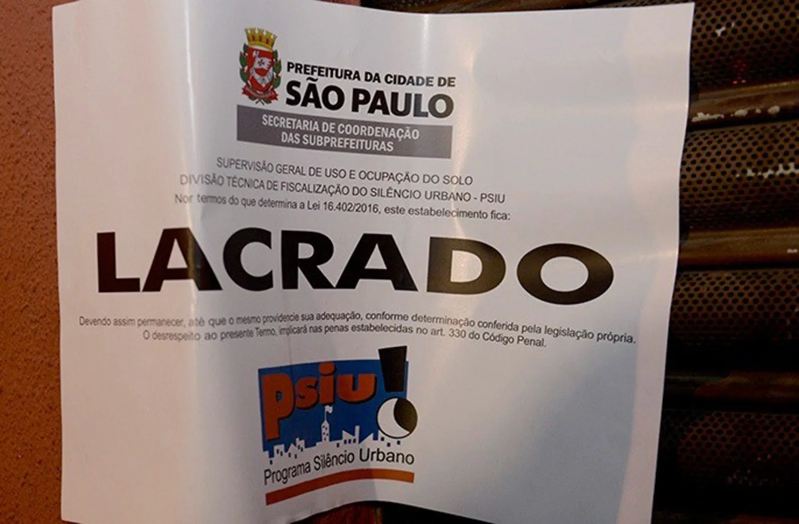 Barulho depois das 22h pode virar multa em residência e projeto da Prefeitura de SP muda atuação do PSIU na capital