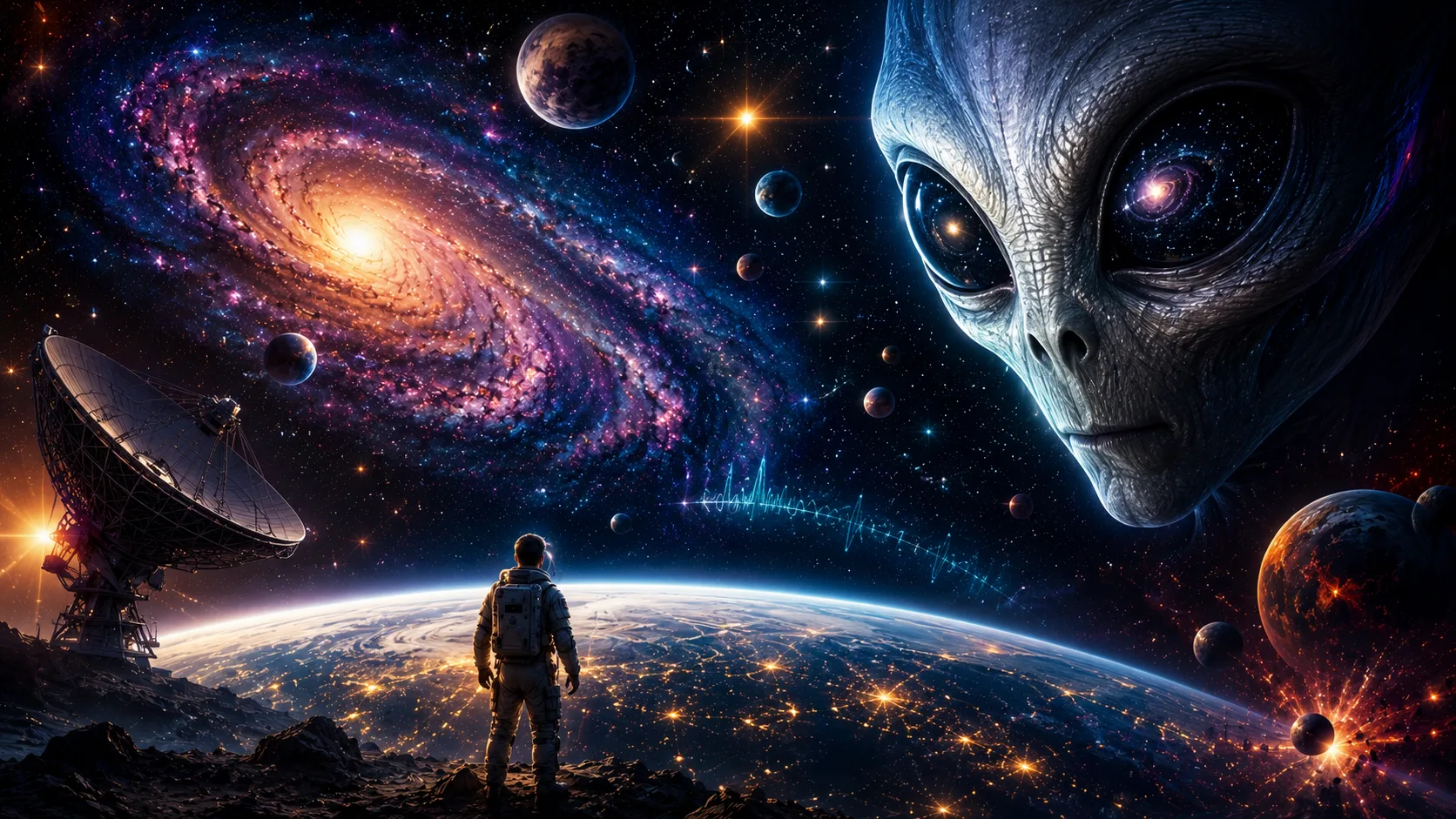 É possível existir alienígenas? O universo tem bilhões de galáxias e a ciência admite uma hipótese desconfortável com o “Paradoxo de Fermi” sobre ETs que quase ninguém percebeu