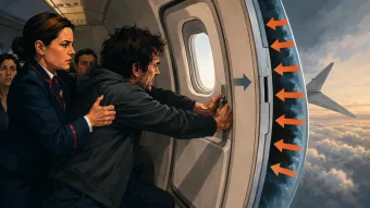 Passageiro consegue abrir porta de avião em pleno voo? Caso na Latam revela o que realmente acontece quando alguém tenta