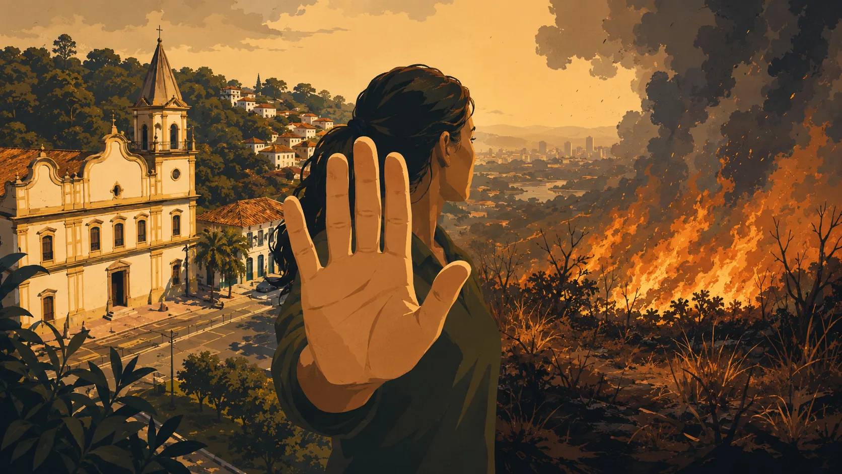 Queimadas em Santana de Parnaíba: Cidade alerta que incêndios podem virar caso de polícia