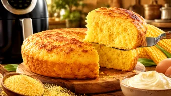 Receita de Pão de cuscuz fofinho no forno ou na airfryer: modo de fazer simples com flocão de milho e requeijão está substituindo pão tradicional no café da manhã de muita gente