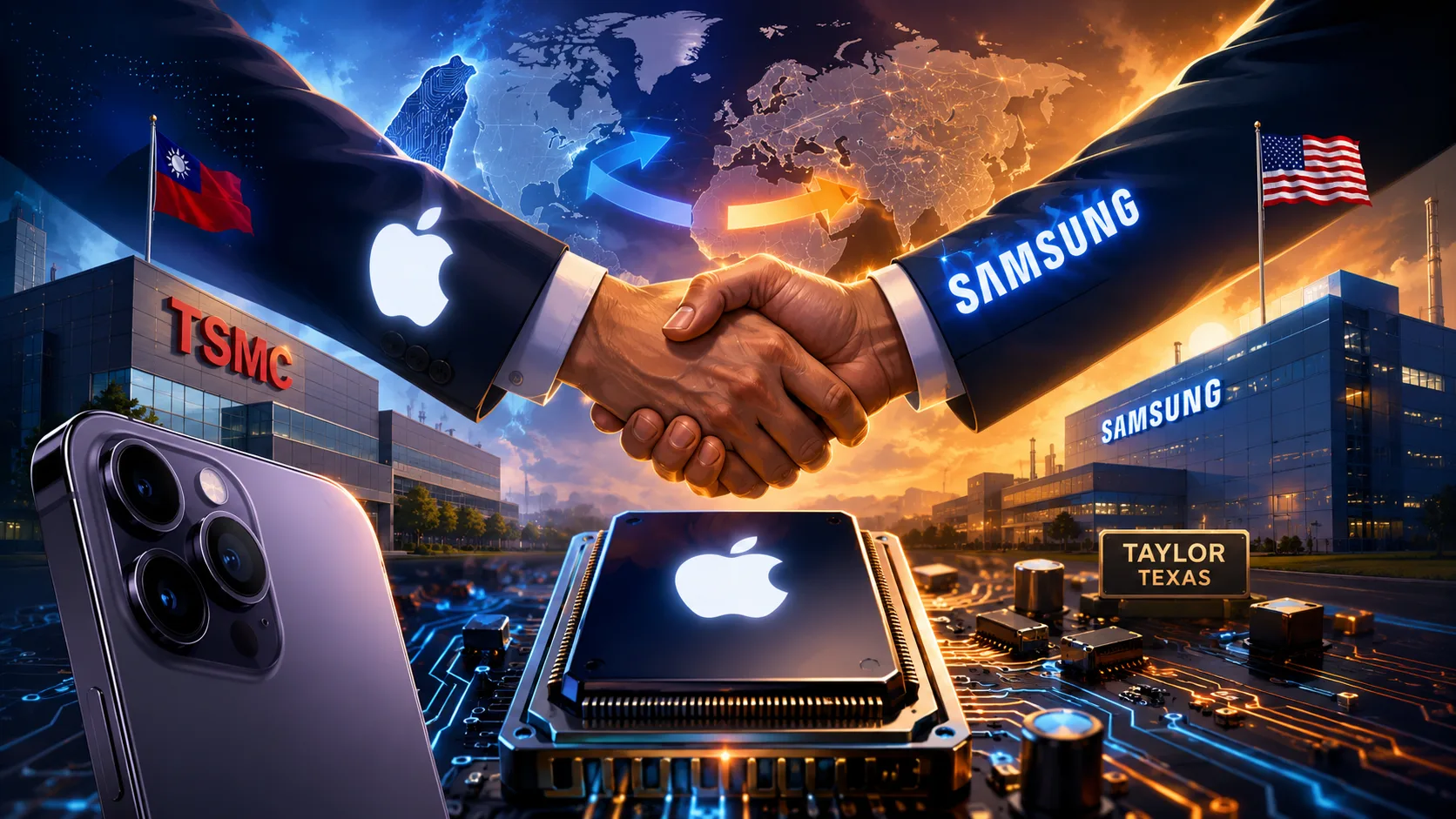 Apple vai usar chip da Samsung no iPhone? Bastidores revelam mudanças históricas