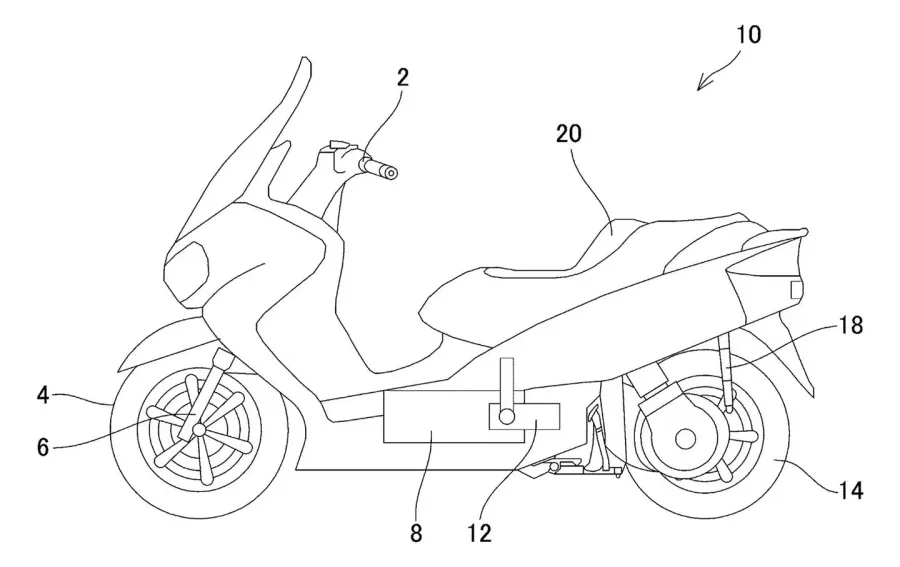 A nova proposta da Toyota tenta resolver a falta de postos de hidrogênio usando pequenos tanques removíveis em motos futuristas.