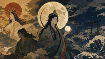 Tsukuyomi: O deus japonês da Lua tinha um lado sombrio? A lenda que explica por que Sol e Lua nunca ficam juntos