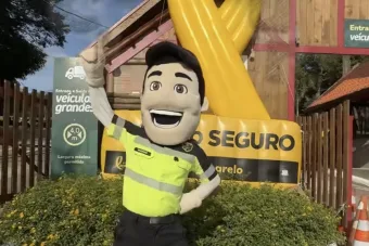 Jundiaí inicia Maio Amarelo com ações educativas e presença do mascote Vaguinho; Campanha 2026 aposta em educação para reduzir acidentes de trânsito