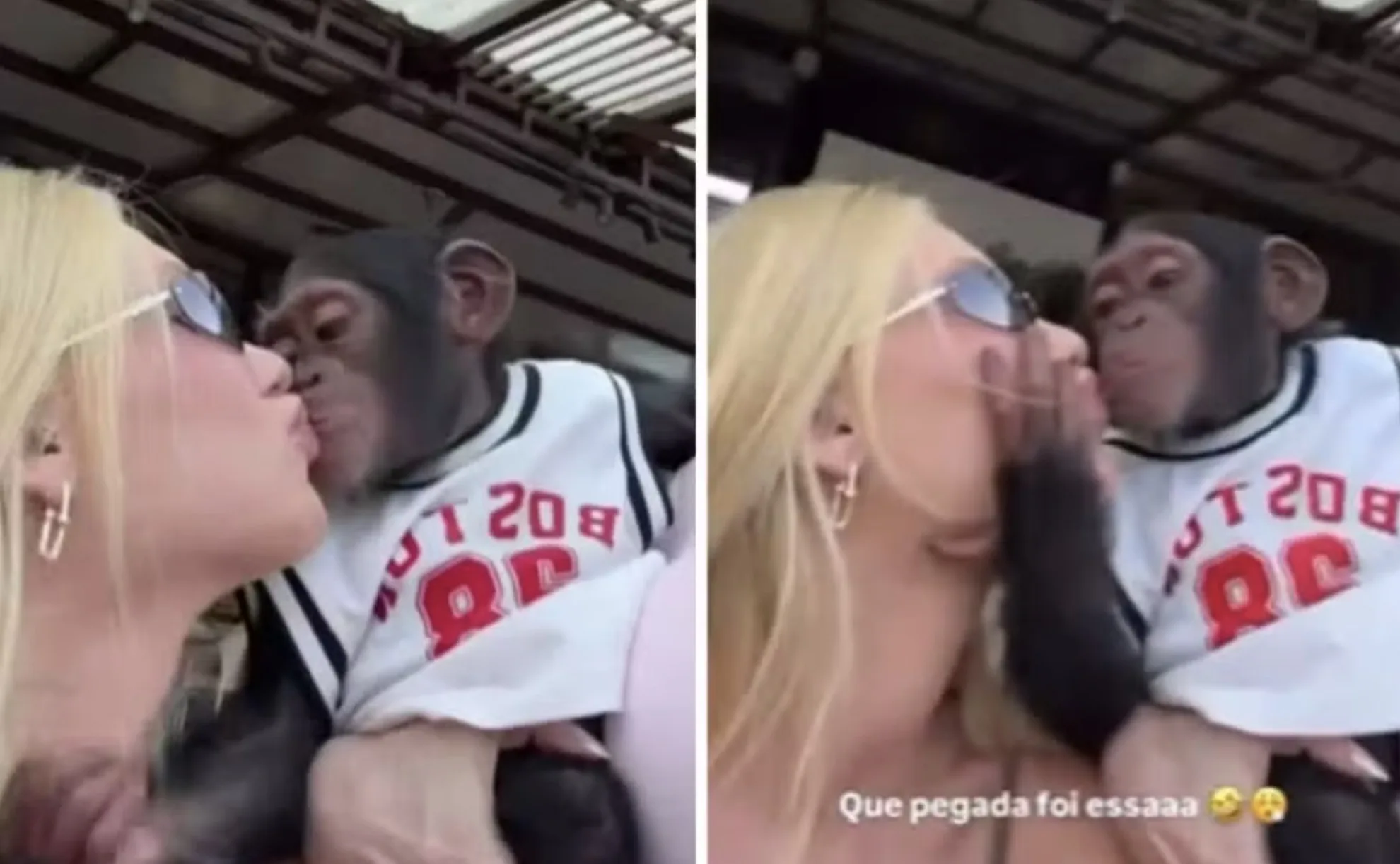 Virginia beija macaco em Dubai e a internet enxergou um ataque cruel a Vini Jr.; entenda a reação explosiva e acusação de racismo