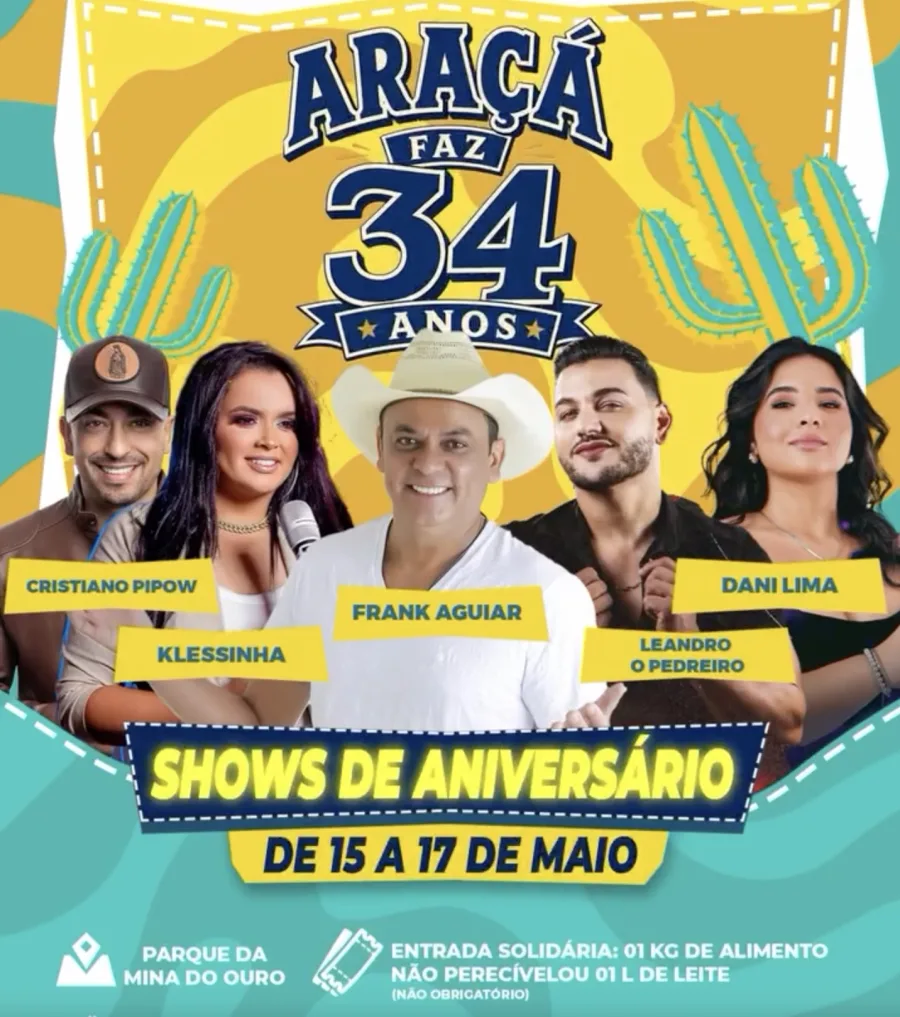 A proposta reúne apresentações musicais e ações voltadas à participação popular, incluindo a possibilidade de contribuição solidária na entrada, com arrecadação de alimentos e leite.