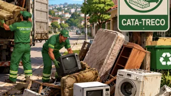 Caieiras divulga cronograma do cata-treco para bairros da cidade de 11 a 14 de maio