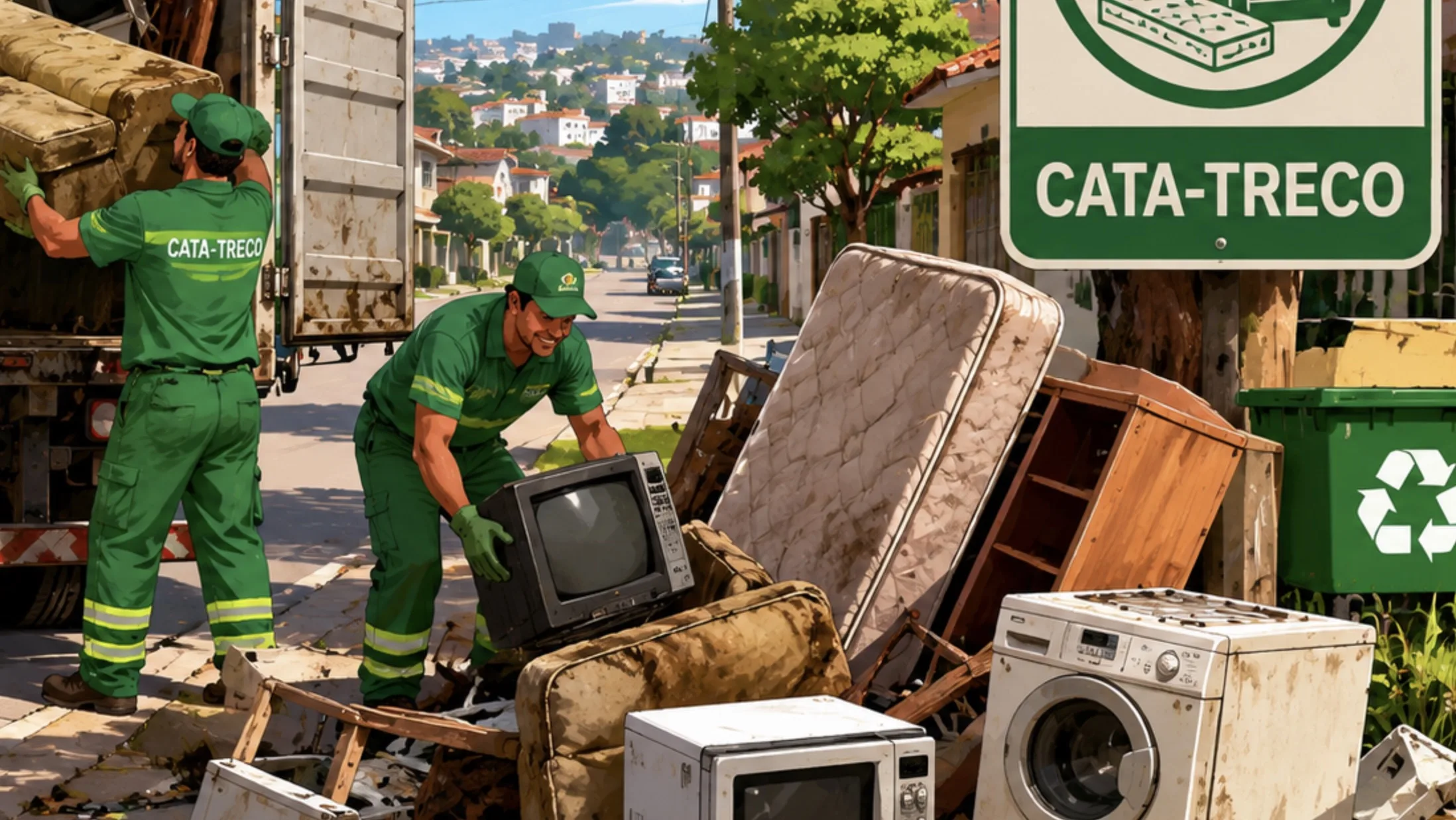 Caieiras divulga cronograma do cata-treco para bairros da cidade de 11 a 14 de maio