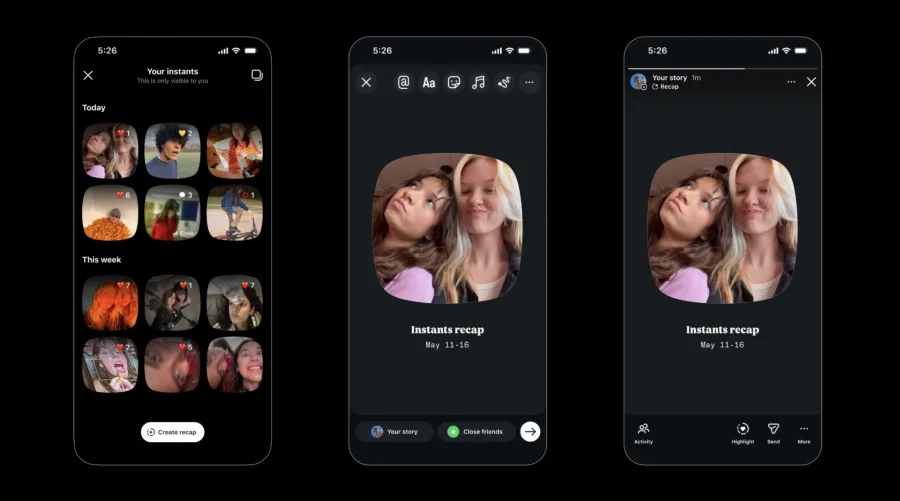 Nova função do Instagram permite compartilhar fotos casuais que desaparecem após visualização. Instants já começou a chegar para alguns usuários.