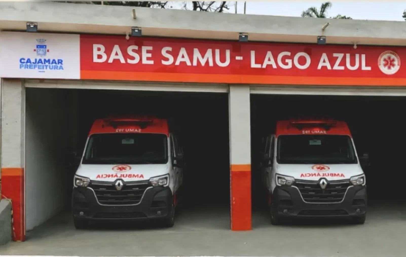 Cajamar inaugura uma nova base do SAMU e da Guarda Civil Municipal no bairro Lago Azul para ampliar a capacidade de atendimento em saúde e segurança