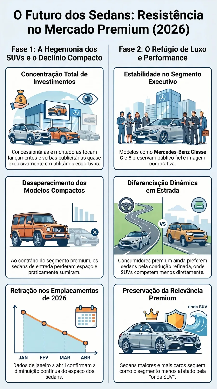 Diferença menor de preços, posição elevada ao dirigir e sensação de segurança ajudaram SUVs a virar preferência nacional no Brasil.