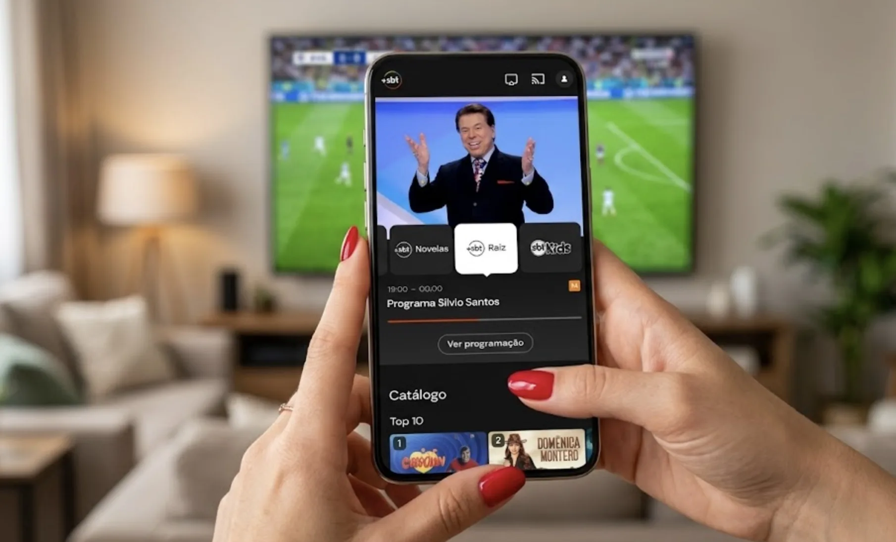 SBT Ao Vivo no Celular; Conheça o app do SBT para assistir online grátis no Android e iOS