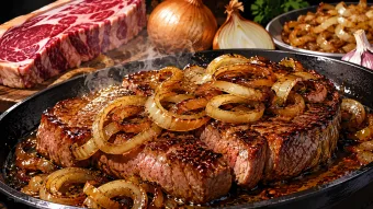 O segredo do bife acebolado perfeito foi revelado, e muita gente descobriu que usava o corte errado há anos