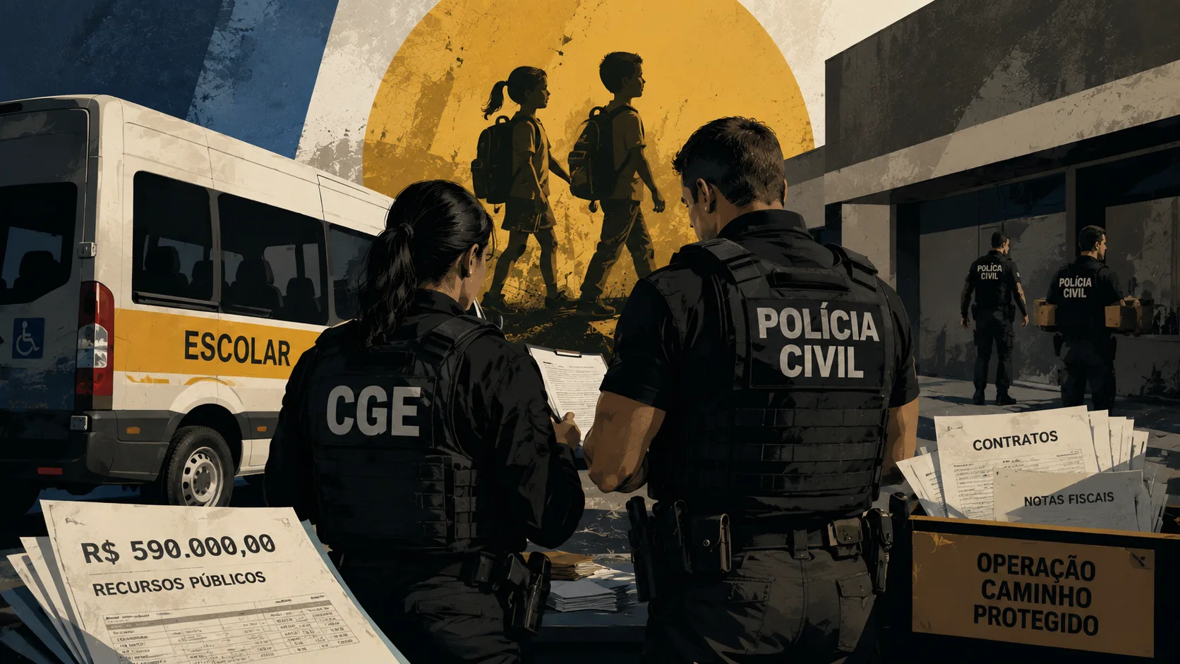 Fraude no transporte escolar especial: ‘Operação Caminho Protegido’ revela elo entre empresas e documentos suspeitos