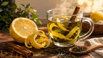 Por que ferver casca de limão ganhou espaço entre bebidas quentes e receitas naturais