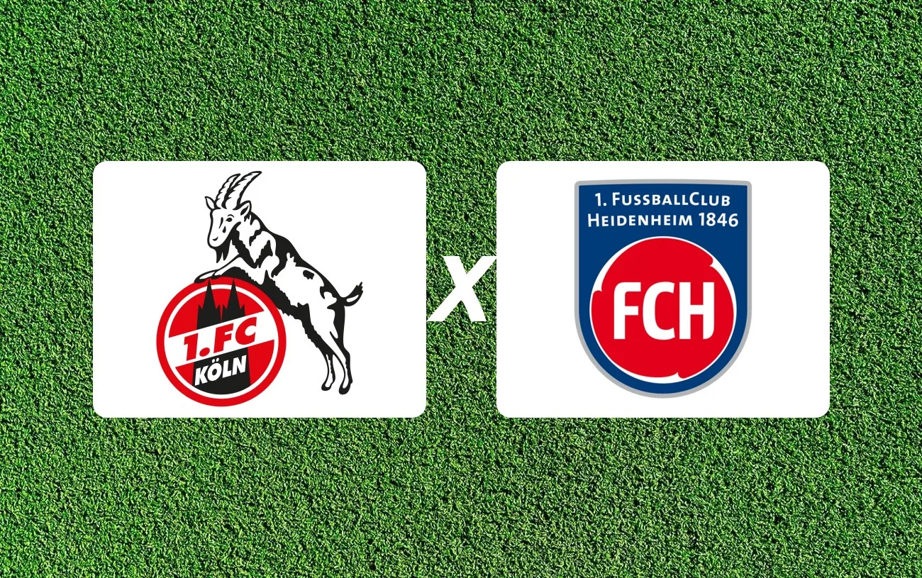 Colônia x Heidenheim Onde Assistir, horário e palpite: drama contra o rebaixamento agita a Bundesliga