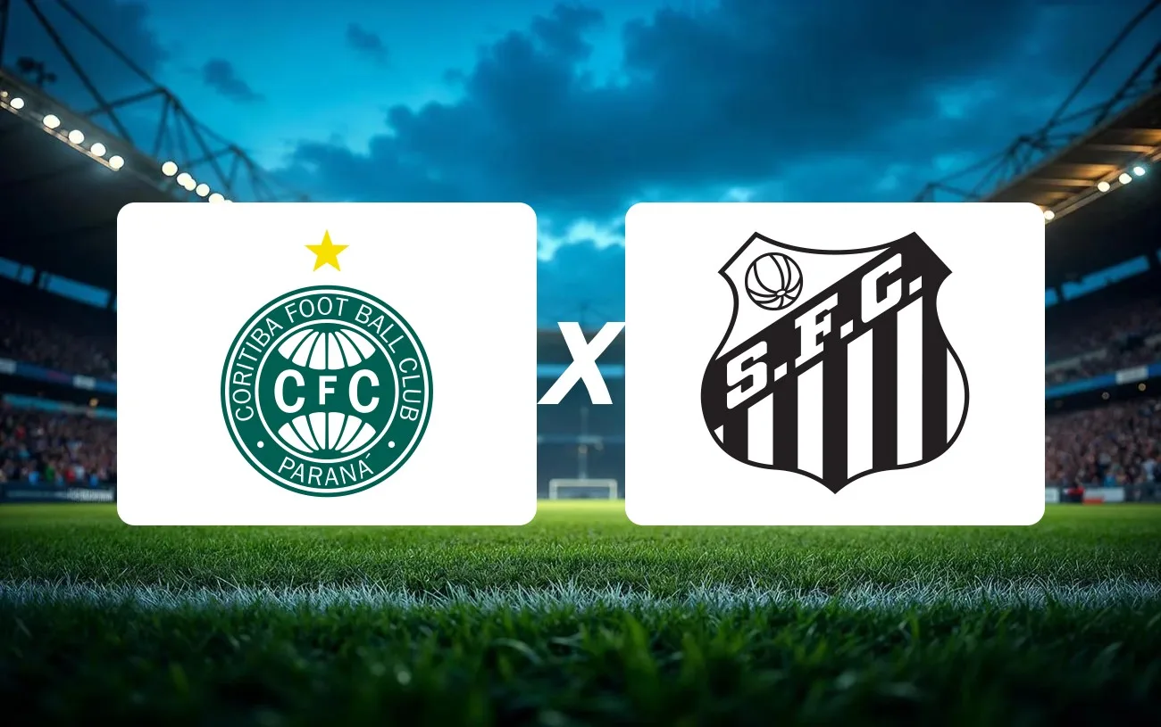 Coritiba x Santos Onde Assistir AO VIVO, horário e palpite: vaga aberta na Copa do Brasil transforma Couto Pereira em caldeirão nesta quarta