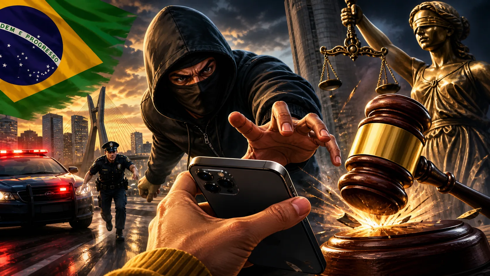 Nova lei endurece penas para golpes, furtos de celulares e crimes digitais no Brasil