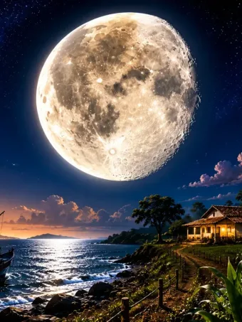 Lua Hoje Fase Crescente domina o céu antes da Lua Cheia