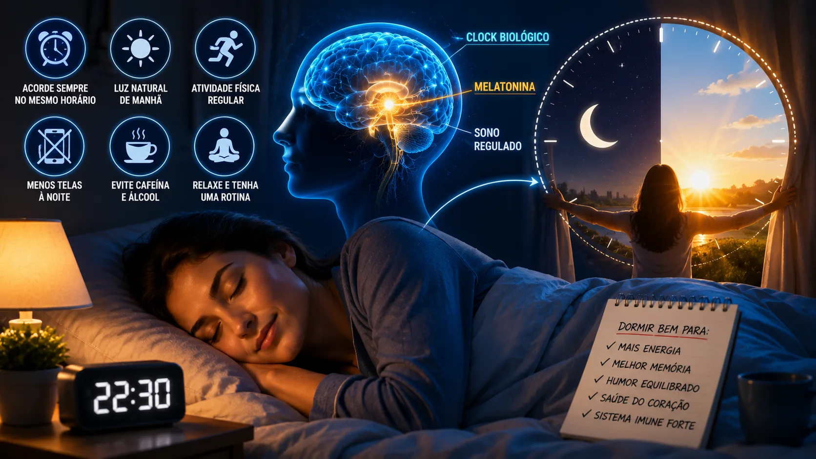 Qual é o segredo para dormir melhor? Entenda por que acordar no mesmo horário virou recomendação científica