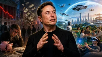 Aposentadoria acabou? Musk diz que guardar dinheiro será inútil e revela futuro radical com inteligência artificial e renda básica universal