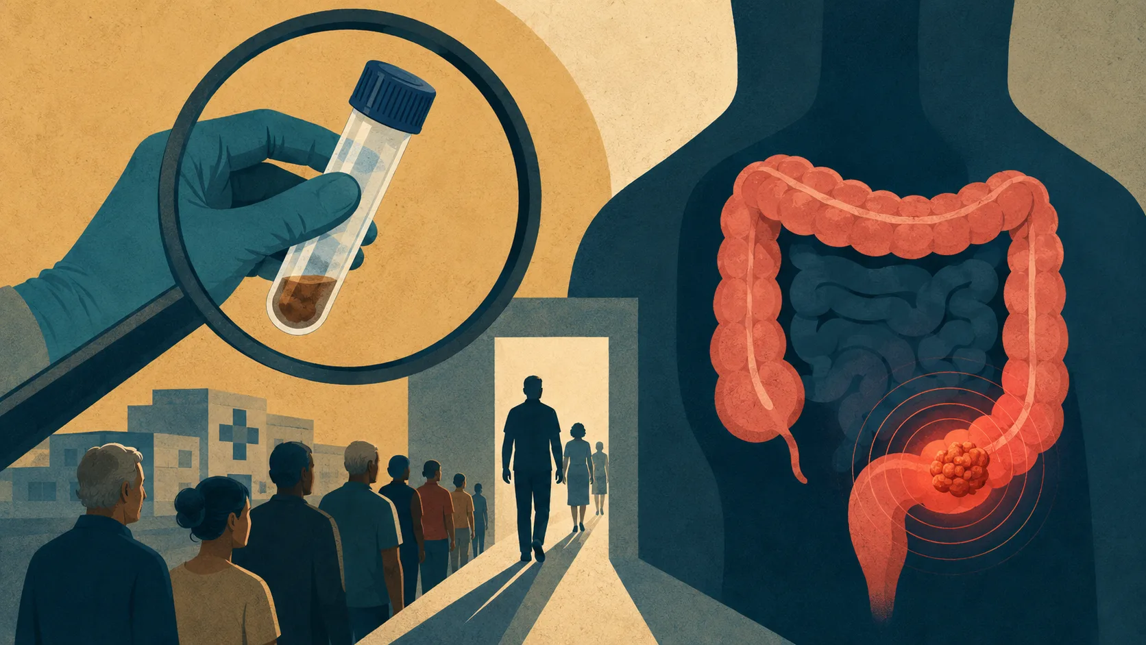 Novo exame do SUS para câncer de intestino: teste simples pode ampliar diagnóstico precoce