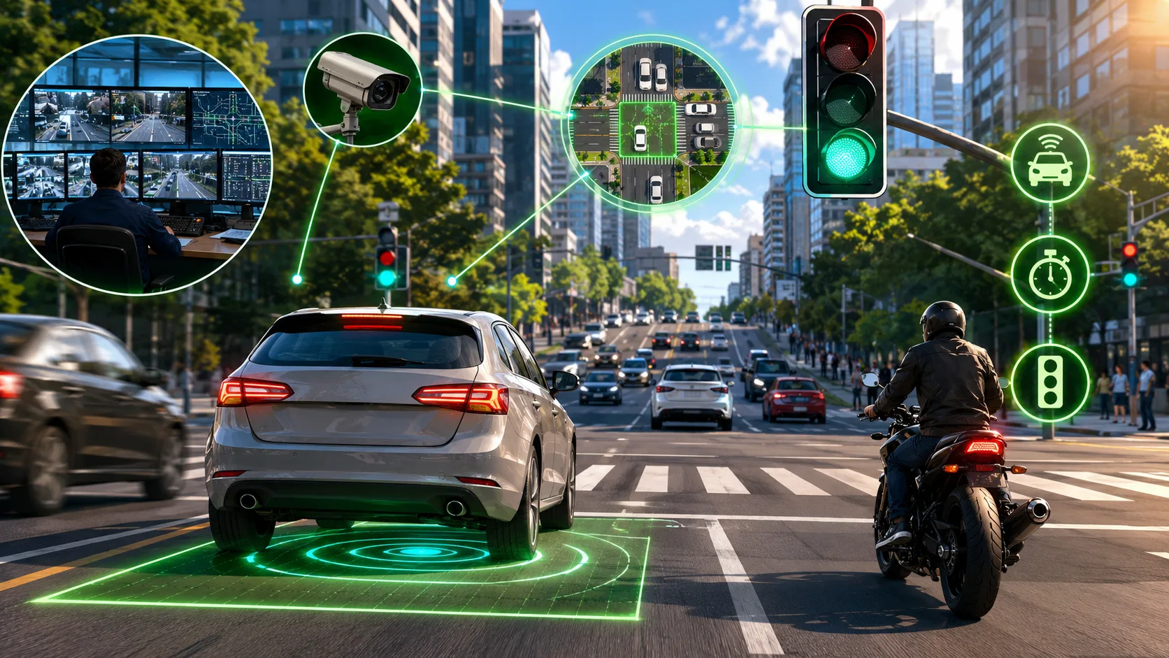 Faixa verde começa a mudar funcionamento dos semáforos e do trânsito no Brasil: conheça a tecnologia escondida sob o asfalto que está confundindo motoristas