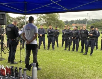 Guarda de Franco da Rocha participa de treinamento com novas armas menos letais e tecnologias de segurança