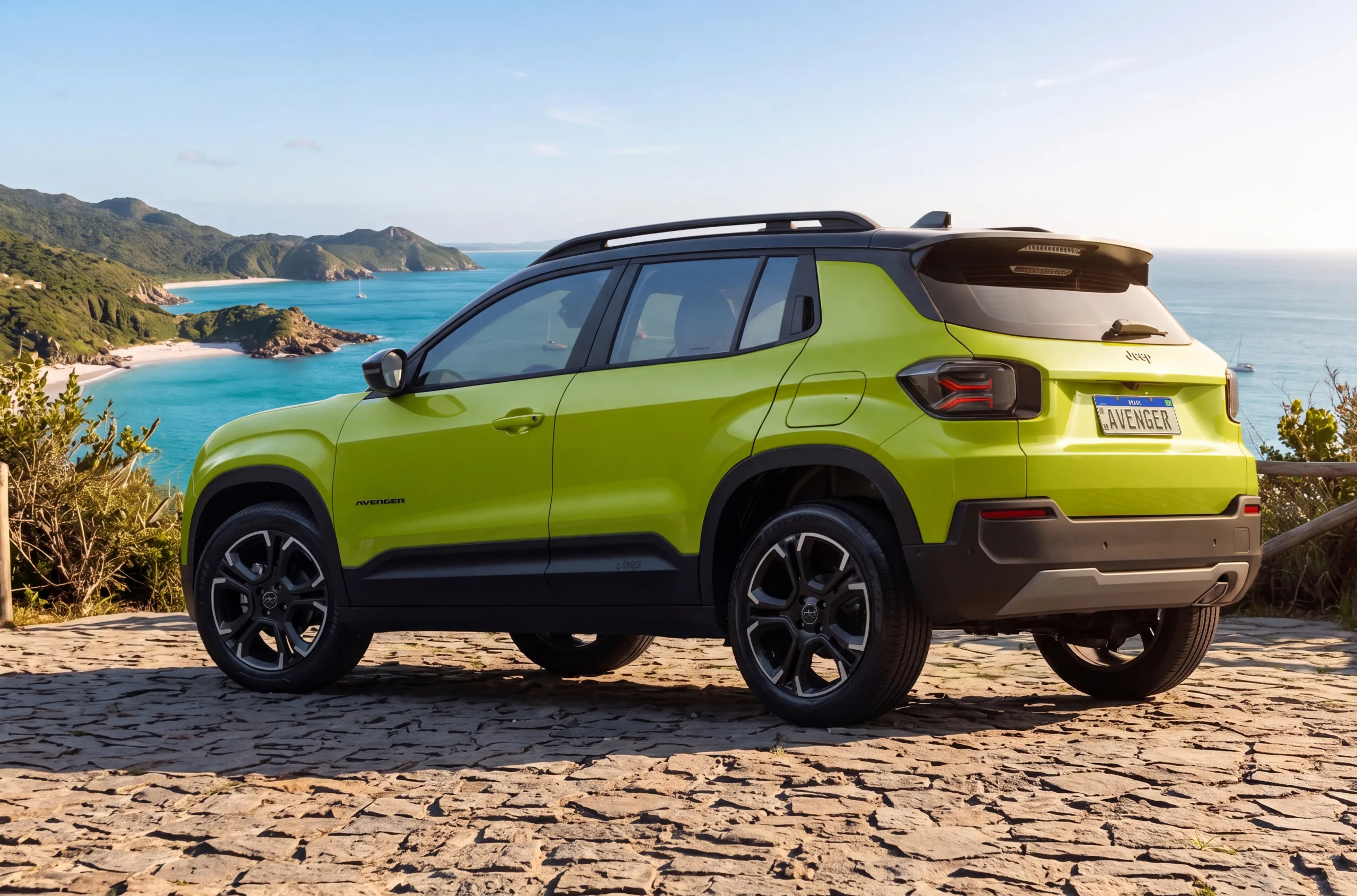 Jeep Avenger 2027: estreia do SUV no Brasil terá visual inédito e aposta em tecnologia híbrida