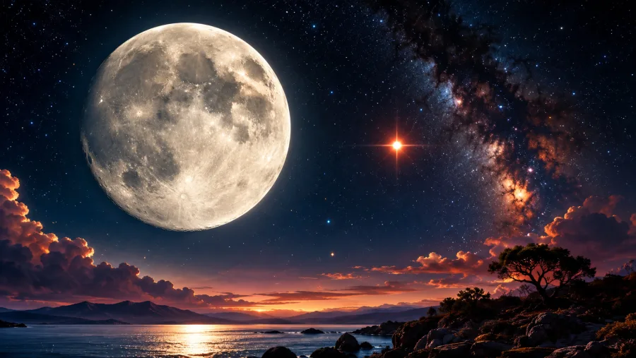 Especialistas explicam que a Lua Cheia estará em seu ponto mais distante da Terra em 2026, o que reduz discretamente seu tamanho aparente e seu brilho.