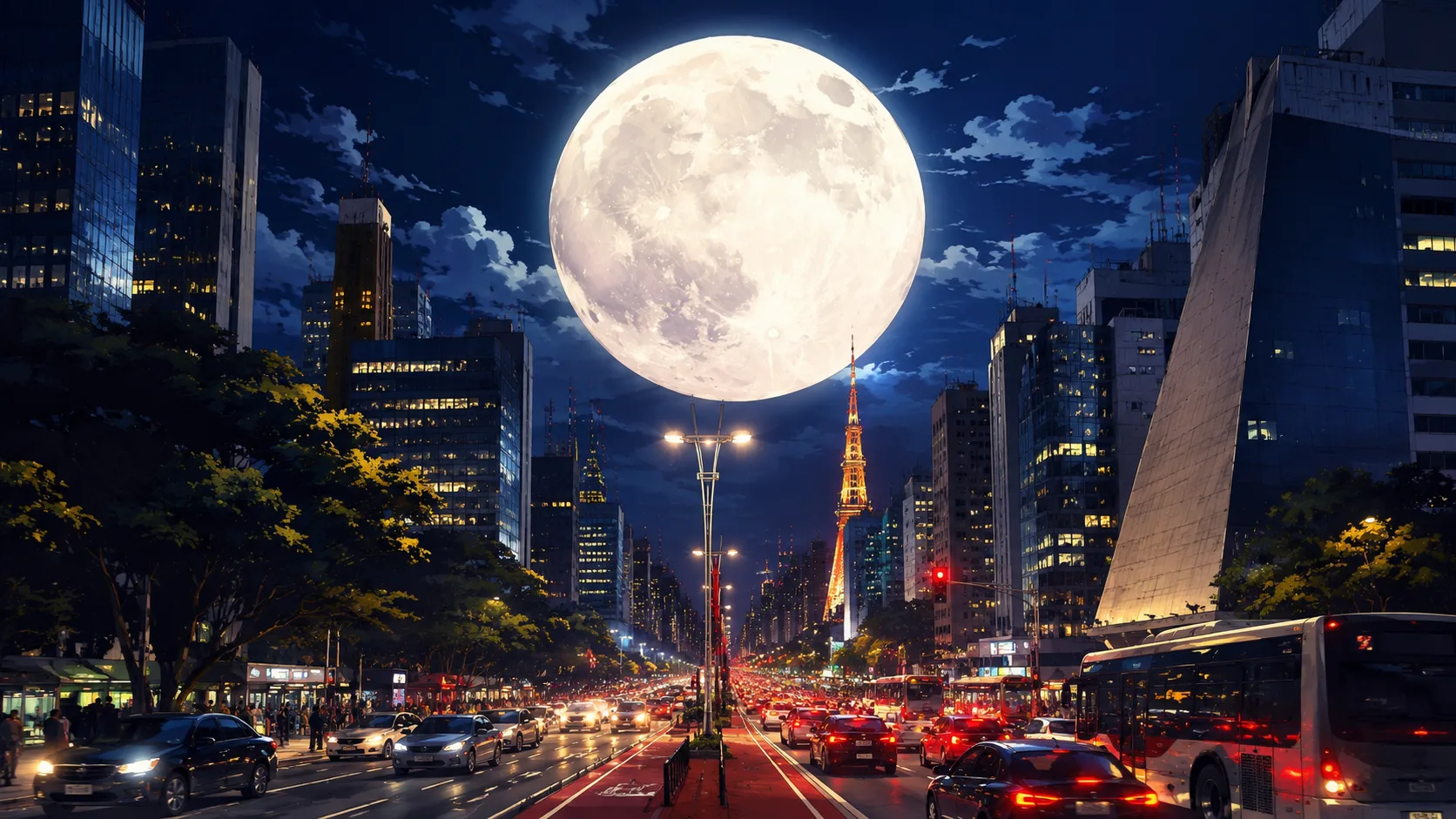 Lua Hoje 30/05/2026: Lua Cheia de maio começa neste sábado com iluminação atingindo 98% e marca uma das fases mais observadas do calendário lunar