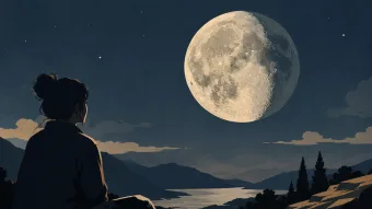 Lua Hoje não é cheia (07/05/2026); fase atual antecede mudança importante no calendário lunar