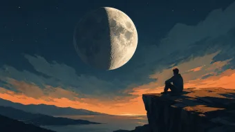 Lua Hoje (09/05/2026): O que significa a Lua Minguante de maio de 2026 e por que ela chama atenção dos observadores do céu