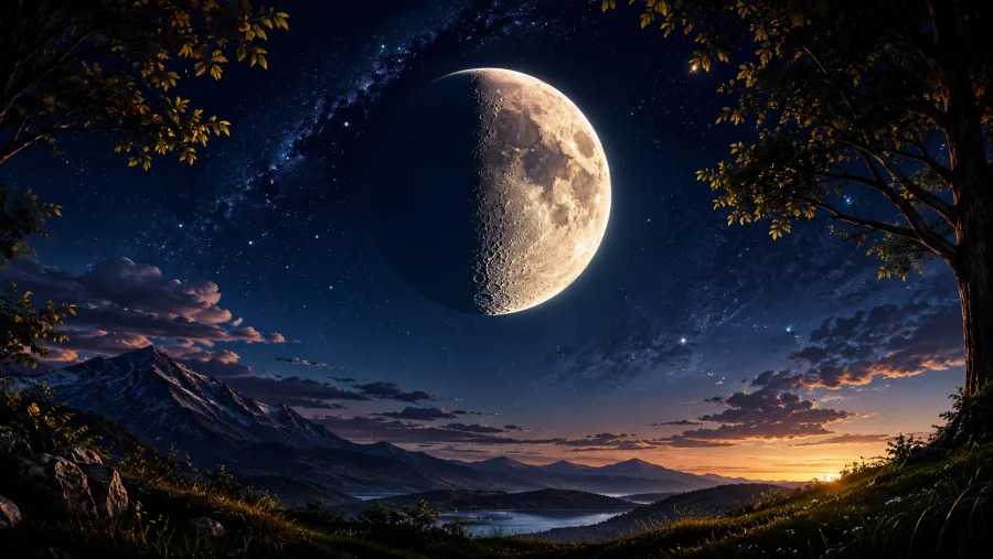 A Lua entra na fase Quarto Crescente neste sábado, 23 de maio de 2026, com 41% de iluminação e idade lunar de sete dias. Calendário astronômico mostra horários exatos das próximas mudanças no céu.