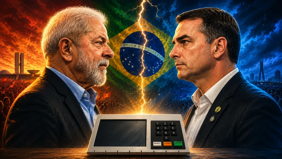 Novo levantamento com 2.000 eleitores apontou crescimento de Lula e queda de Flávio Bolsonaro, enquanto outros pré-candidatos seguem distantes da liderança nacional.