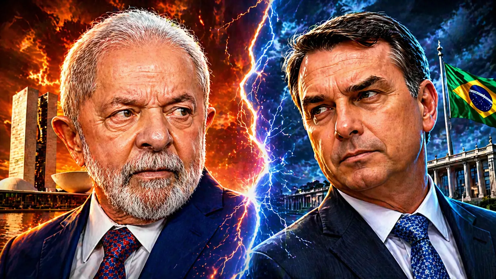 Pesquisa Atlas Presidente 2026: Flávio Bolsonaro despenca após áudio com Vorcaro; Lula abre vantagem após crise